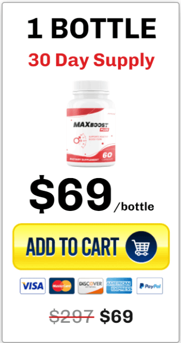 Max boost plus 1 bottle