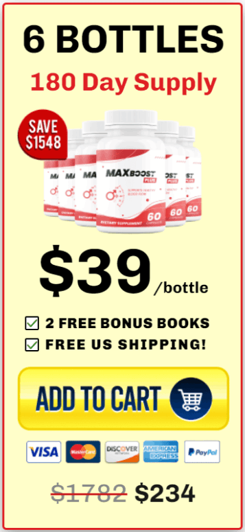 Max boost plus 6 bottle